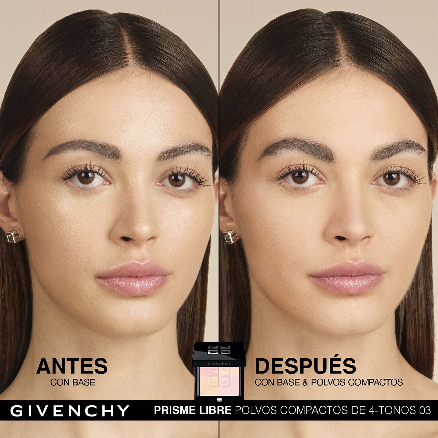 PRISME LIBRE PRESSED POWDER 4 TONO POLVO FIJADOR MATIFICANTE Y DIFUMINADOR DE ACABADO MATE DE LARGA DURACIÓN (POLVO MATIFICADOR PARA ROSTRO)